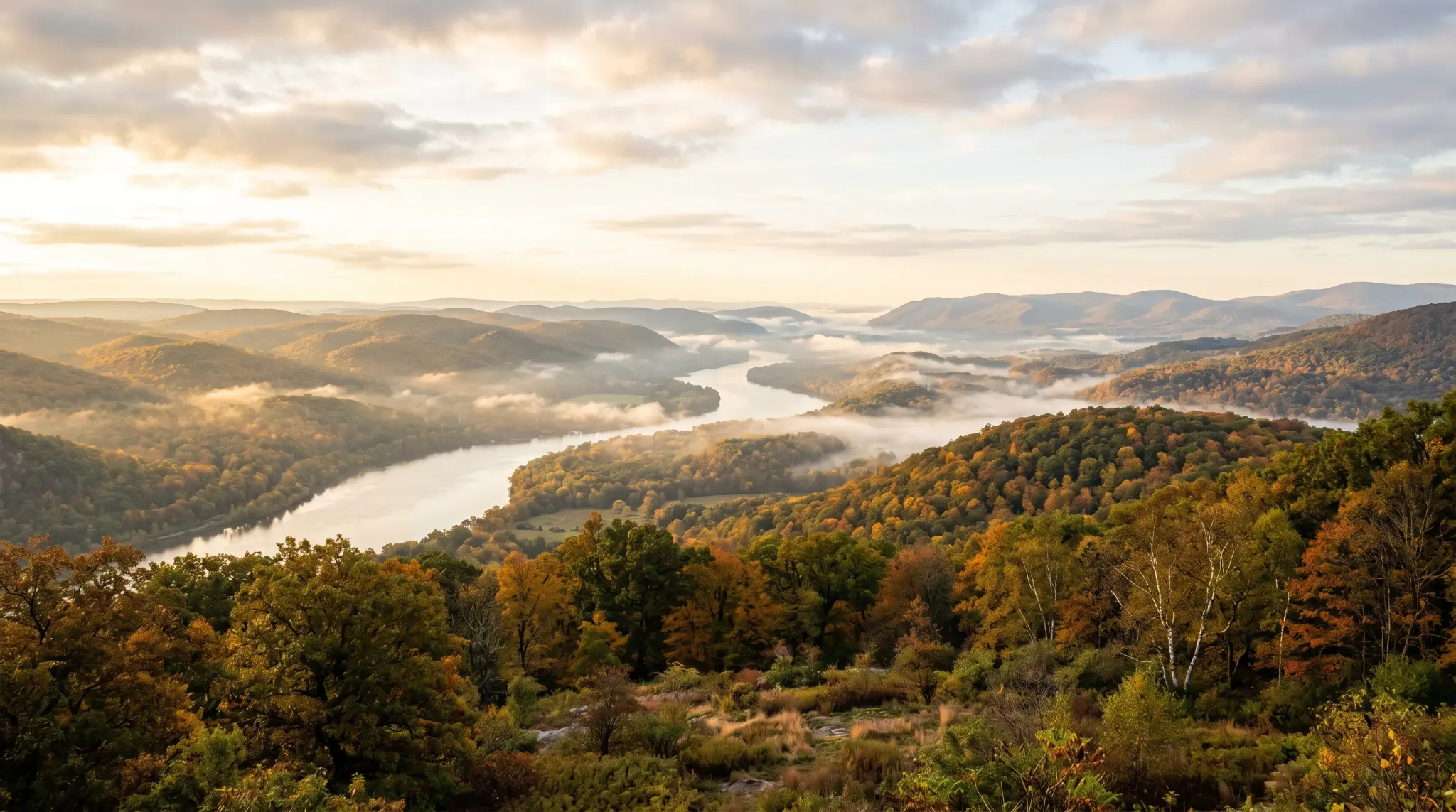 Hudson Valley at dawn